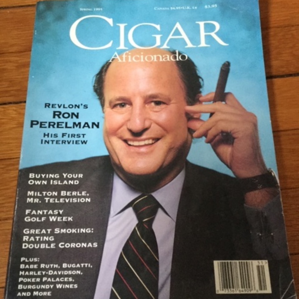 Cigar Aficionado Magazine Spring 1995 Collectors Item